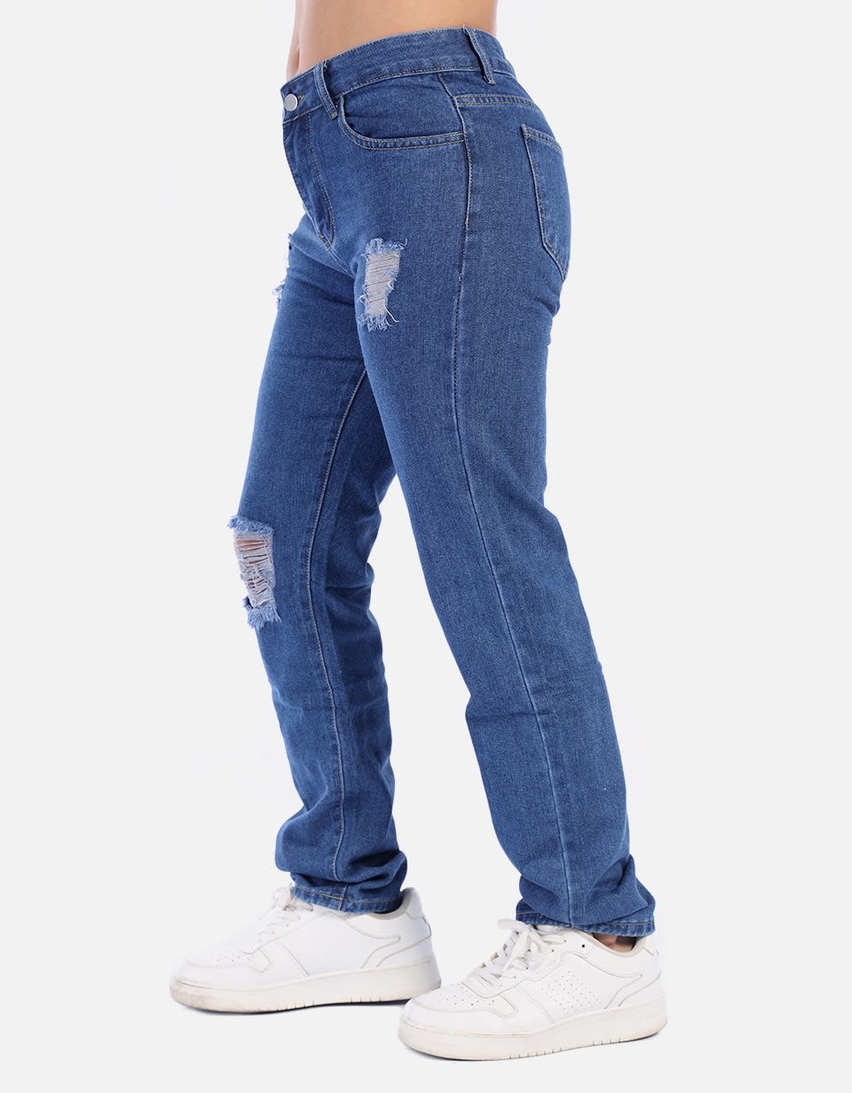 Jean mom fit para Mujer