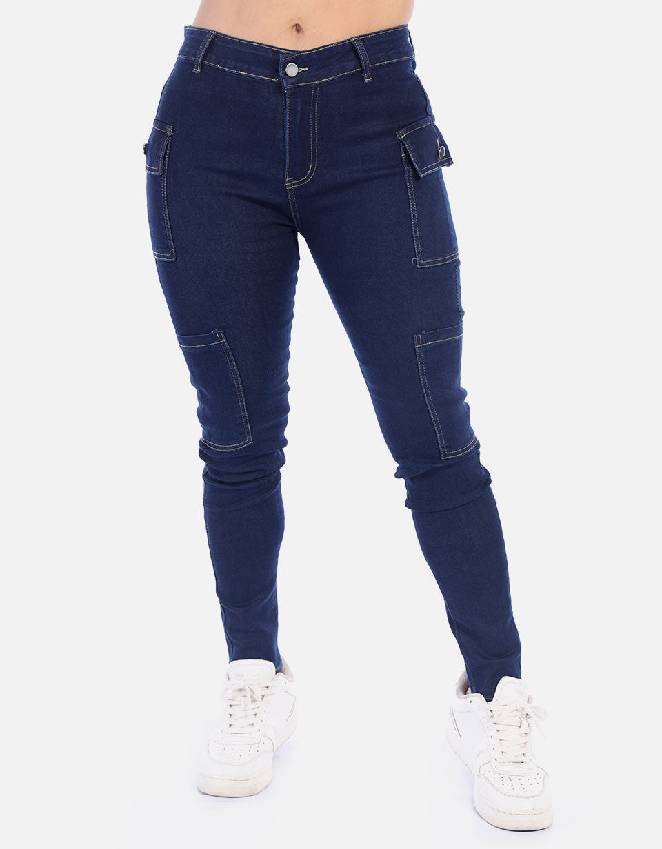 Jean cargo para Mujer