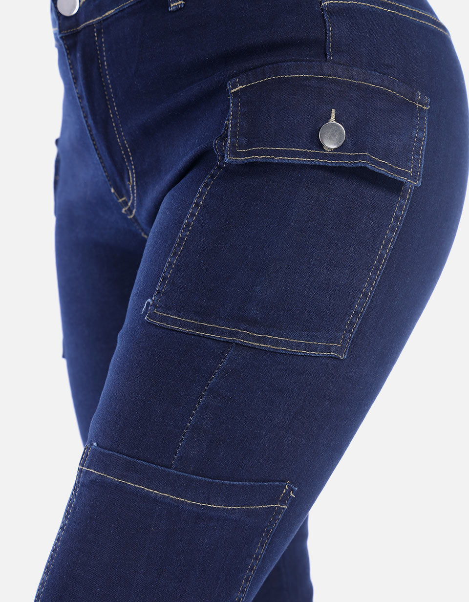 Jean cargo para Mujer