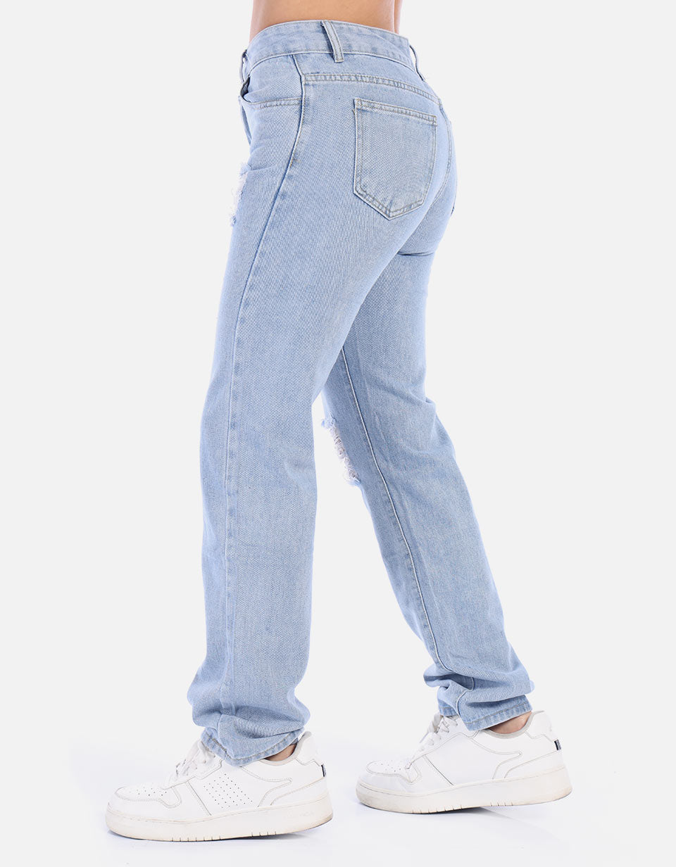 Jean mom fit para Mujer