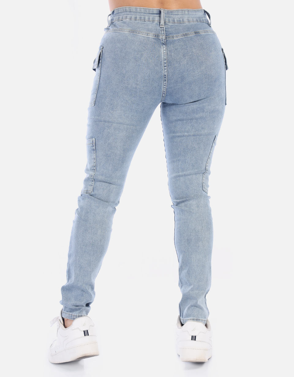 Jean cargo para Mujer