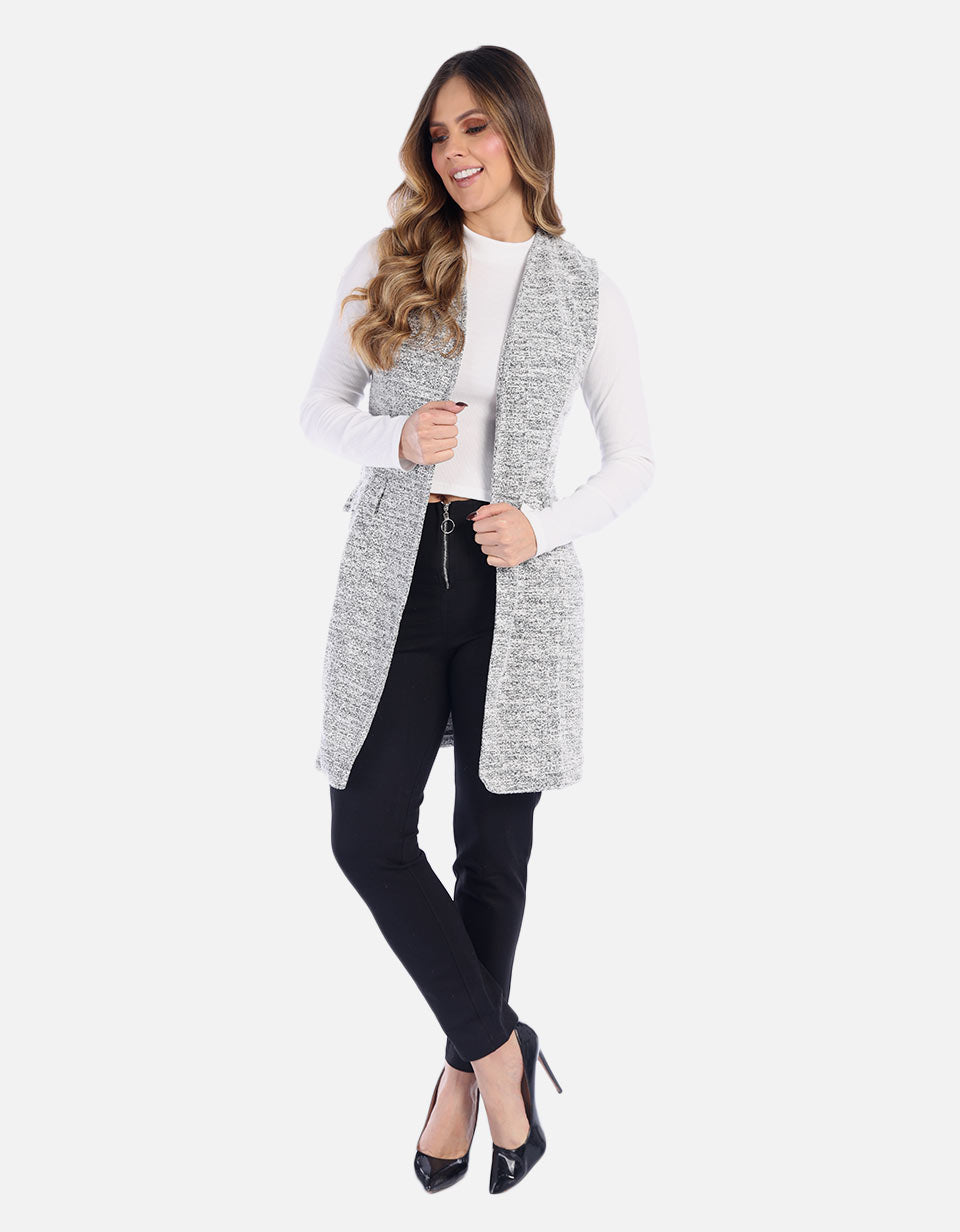 Blazer manga sisa para mujer