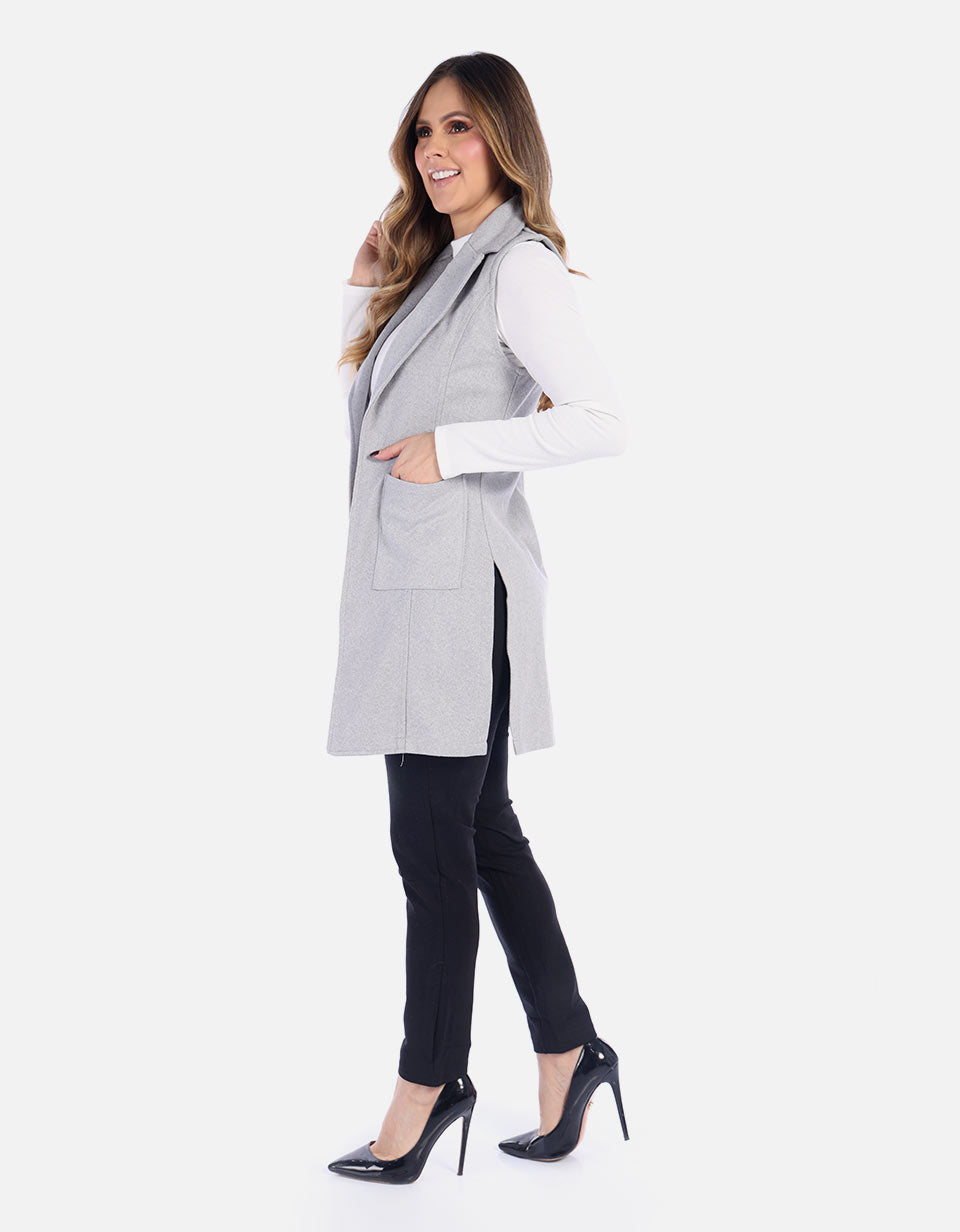 Blazer manga sisa para mujer