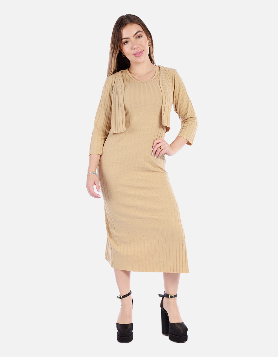 Set de Vestido y Buzo para Mujer