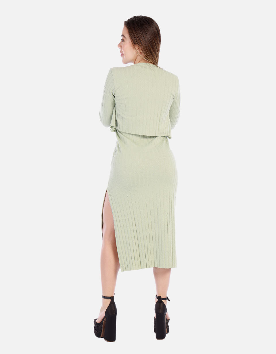 Set de Vestido y Buzo para Mujer