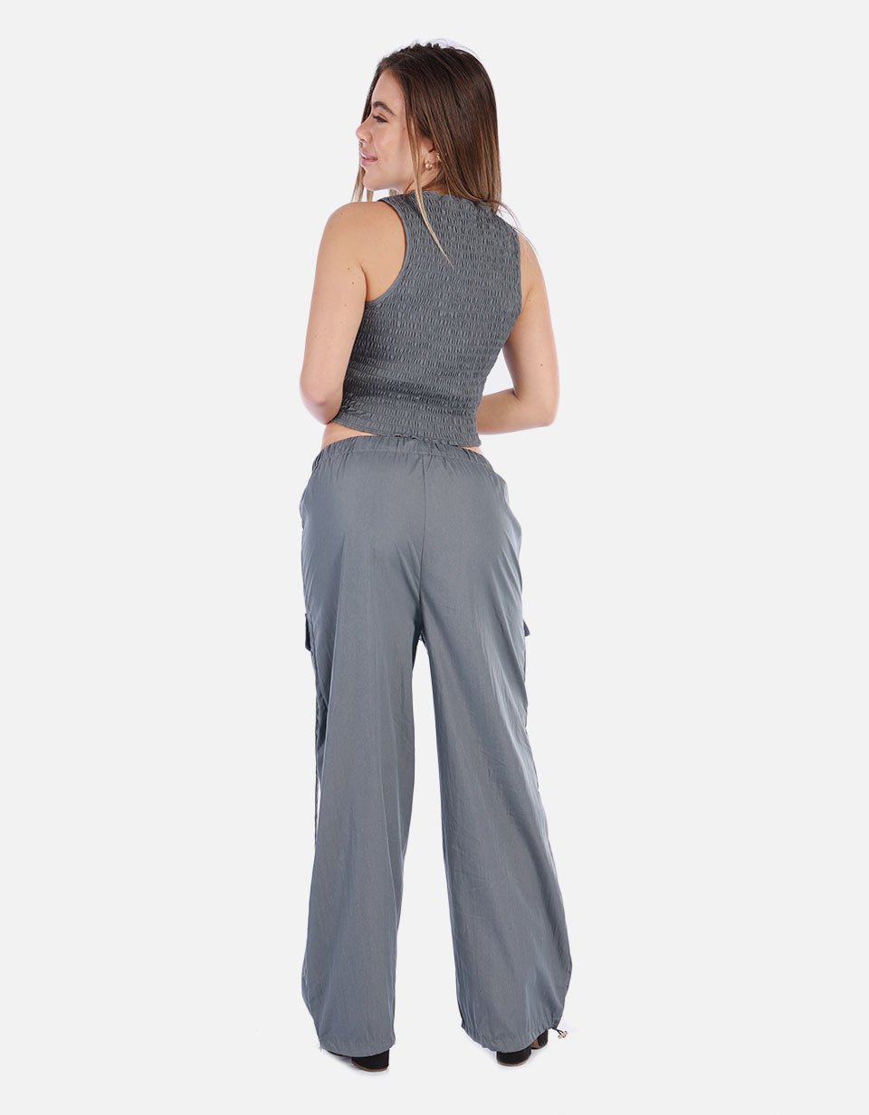 Set de Pantalón y Chaleco para Mujer