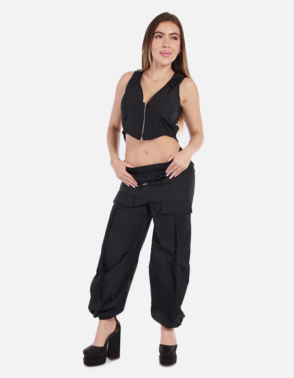 Set de Pantalón y Chaleco para Mujer