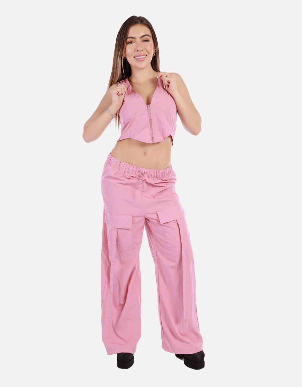 Set de Pantalón y Chaleco para Mujer