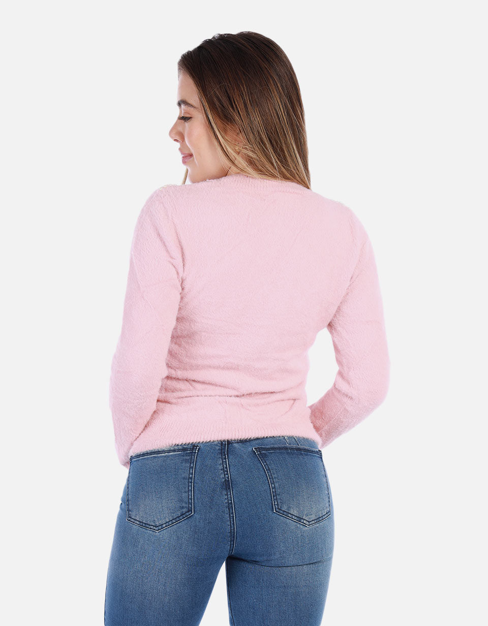 Saco Peludo para Mujer