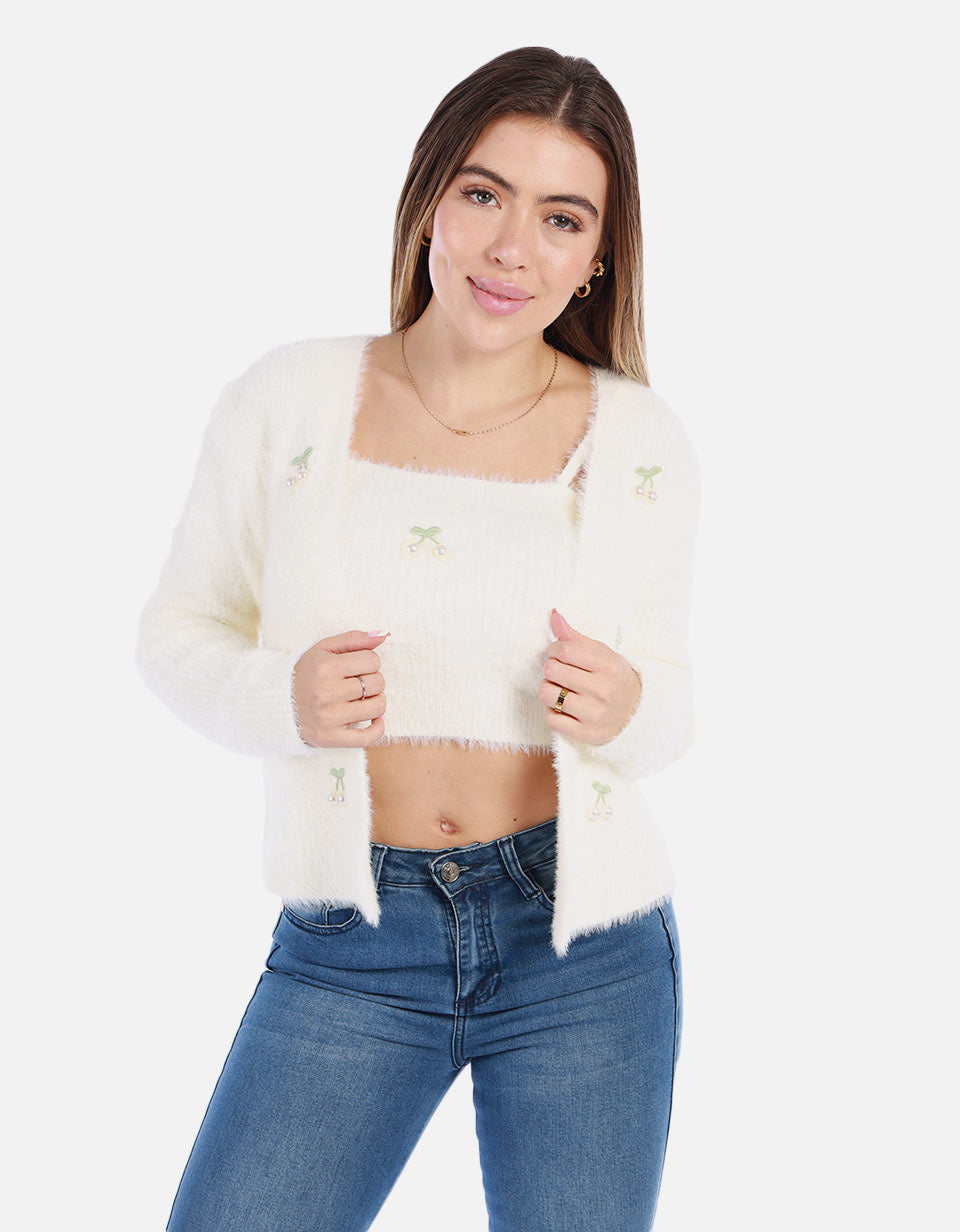 Conjunto de Cardigan para Mujer