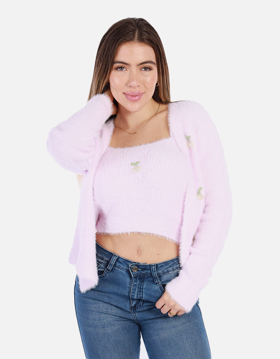 Conjunto de Cardigan para Mujer