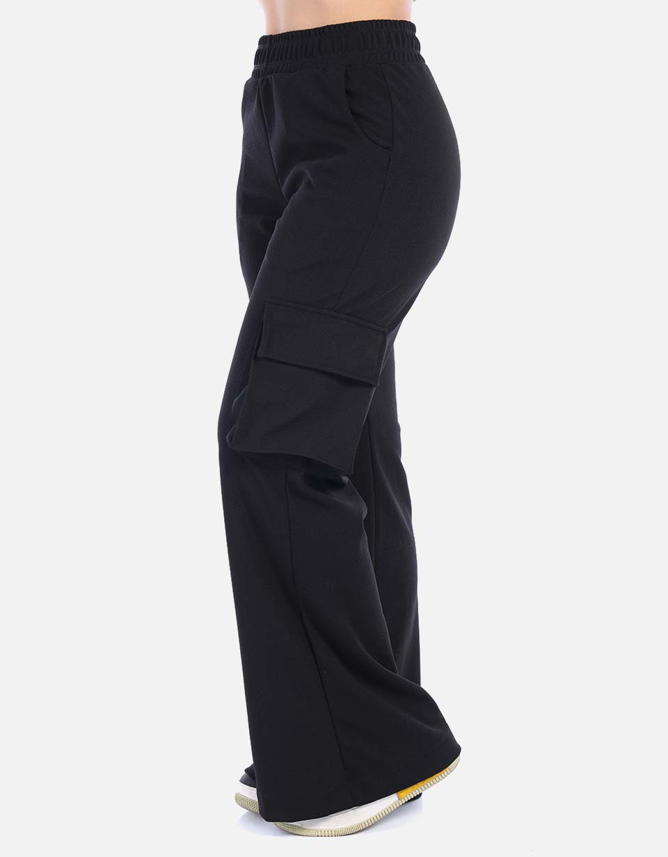 Pantalón cargo wide leg para mujer