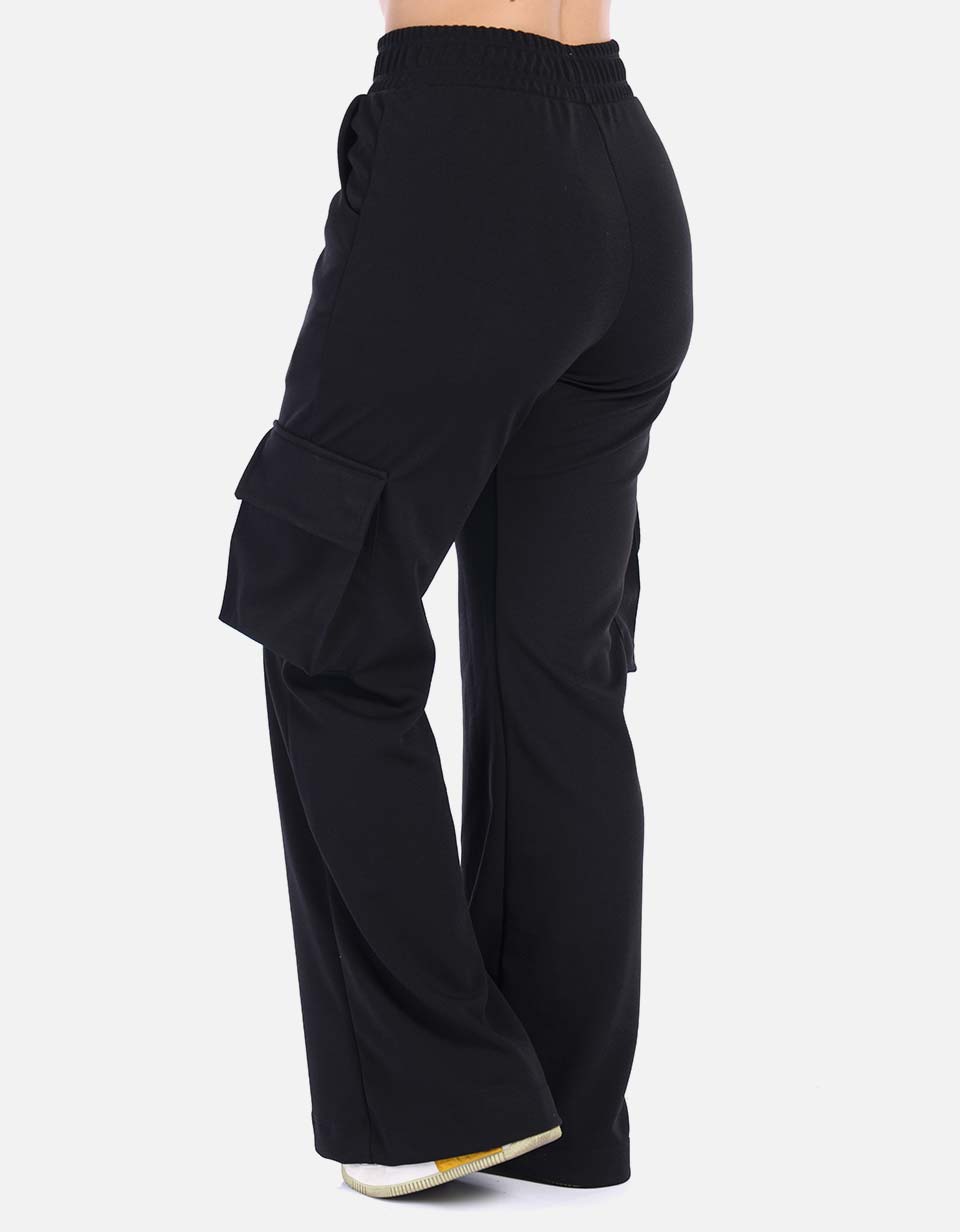 Pantalón cargo wide leg para mujer