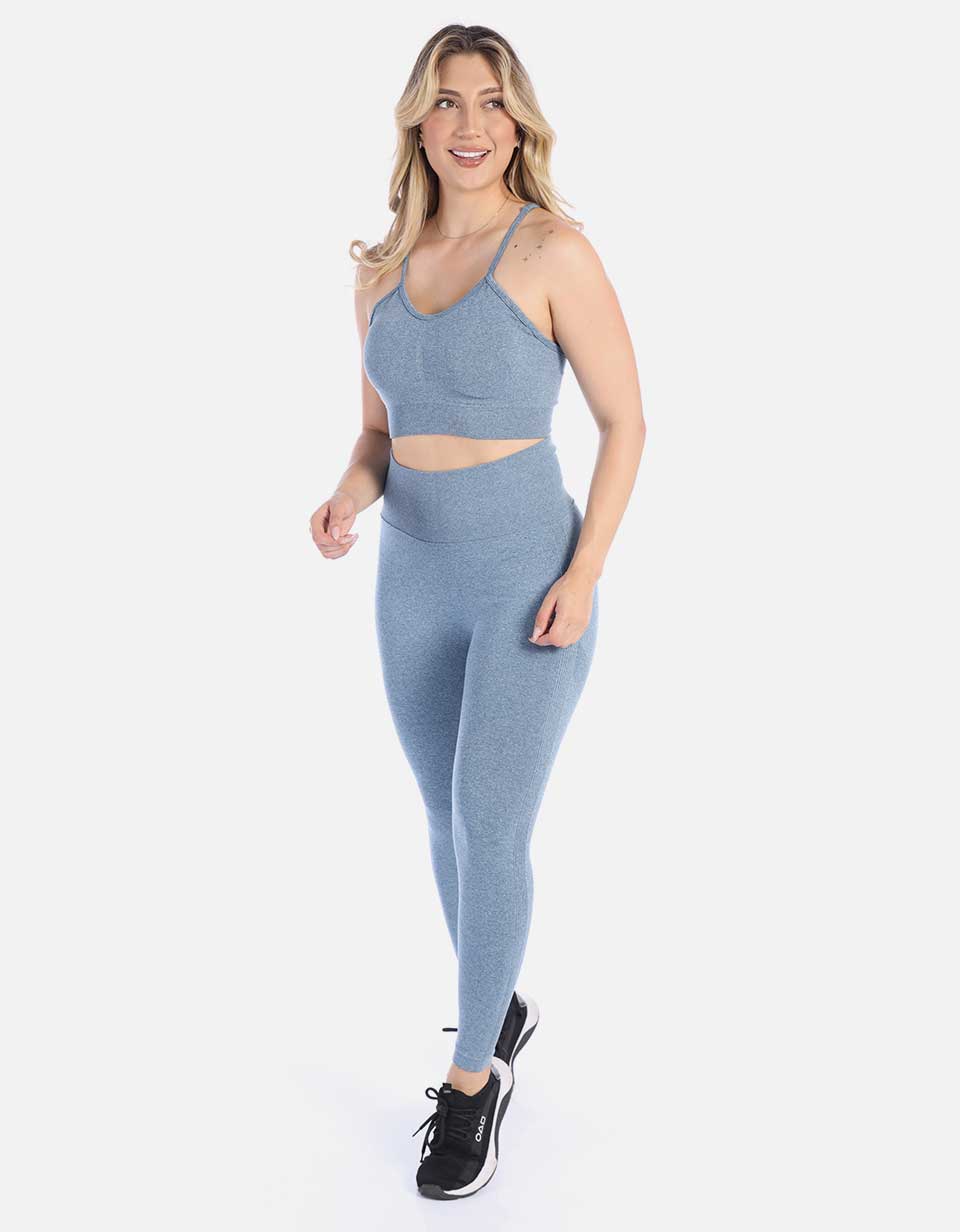 Conjunto Sport Seamless de 3 piezas