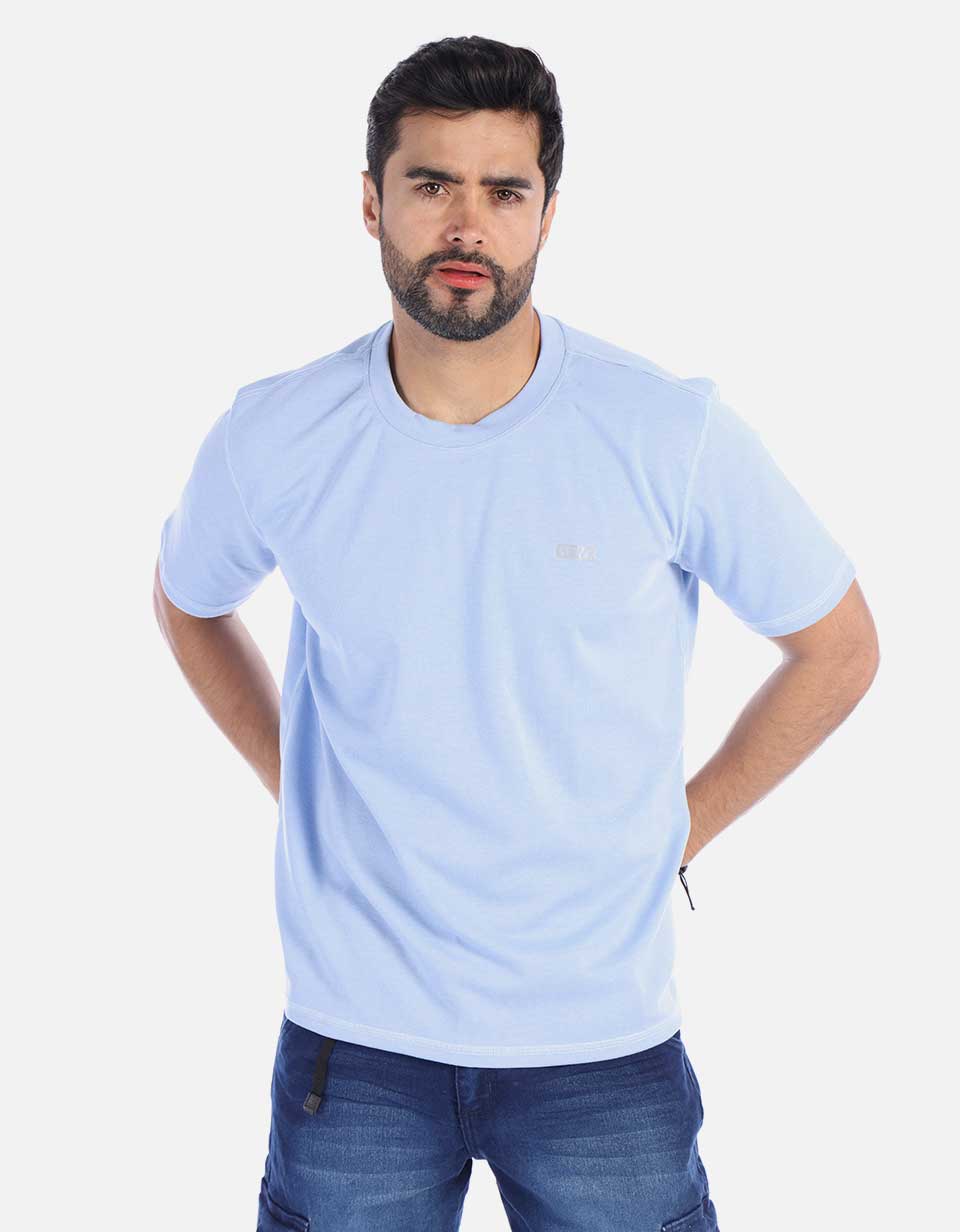 Camiseta Deportiva únicolor para Hombre