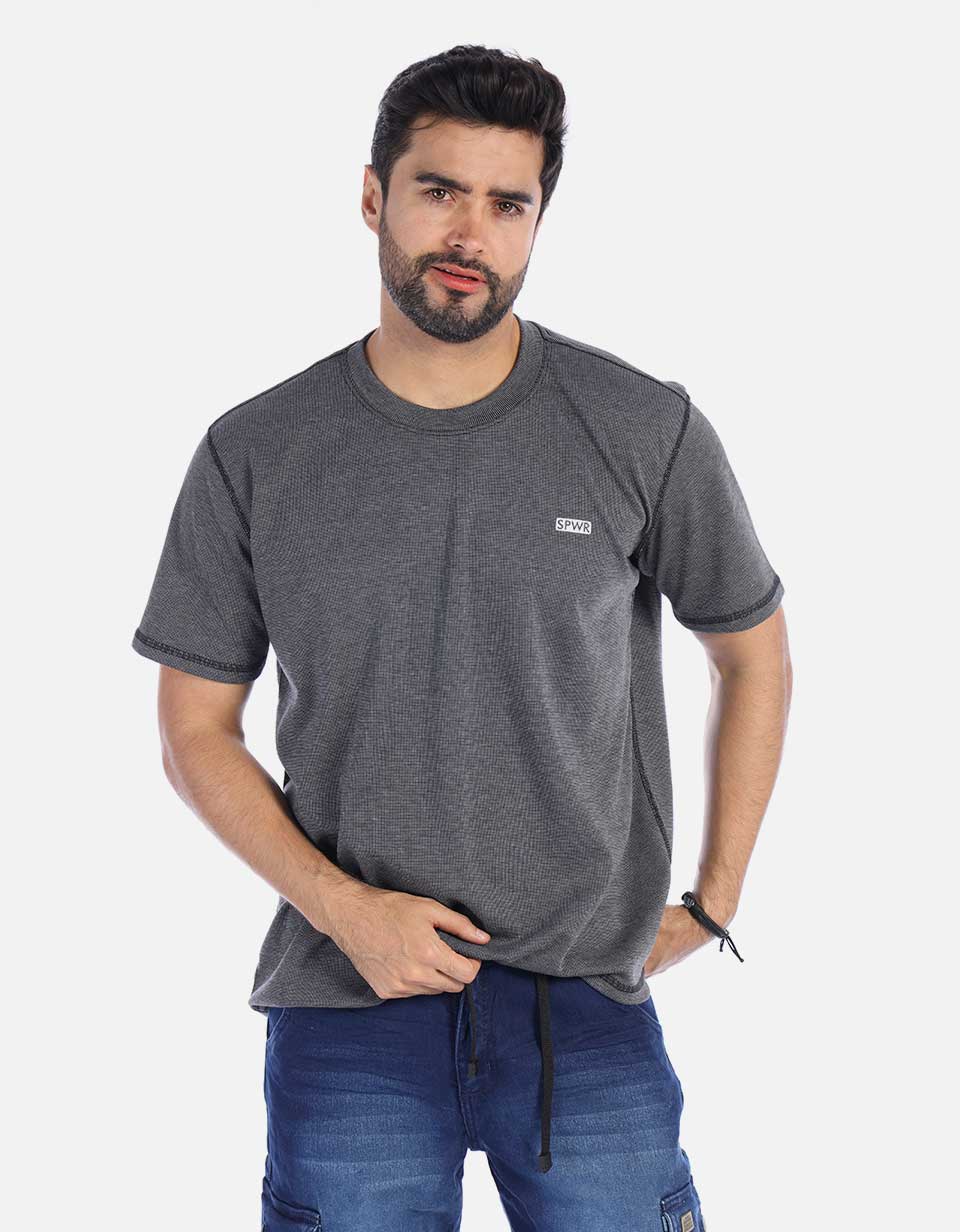 Camiseta Deportiva únicolor para Hombre