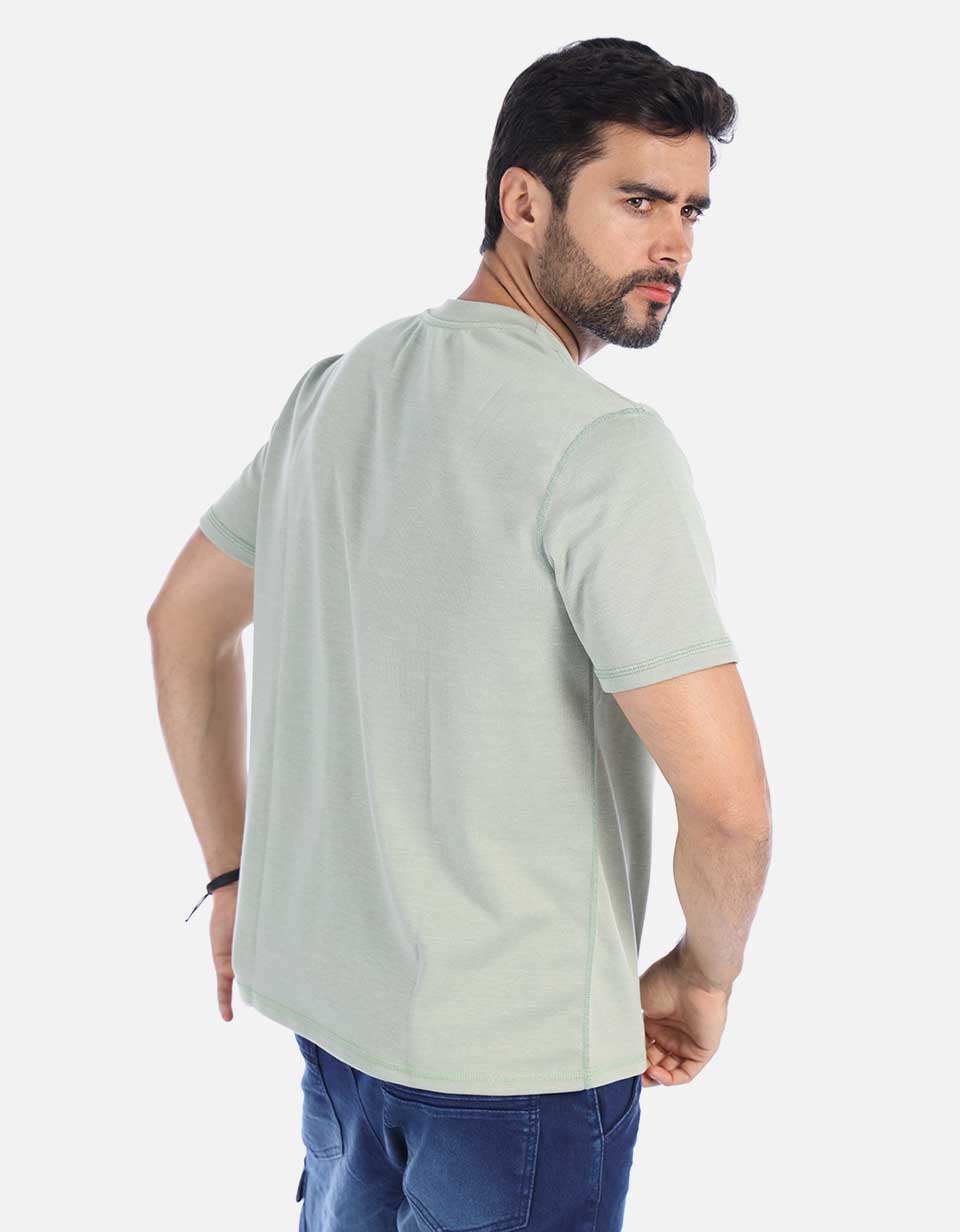 Camiseta Deportiva únicolor para Hombre