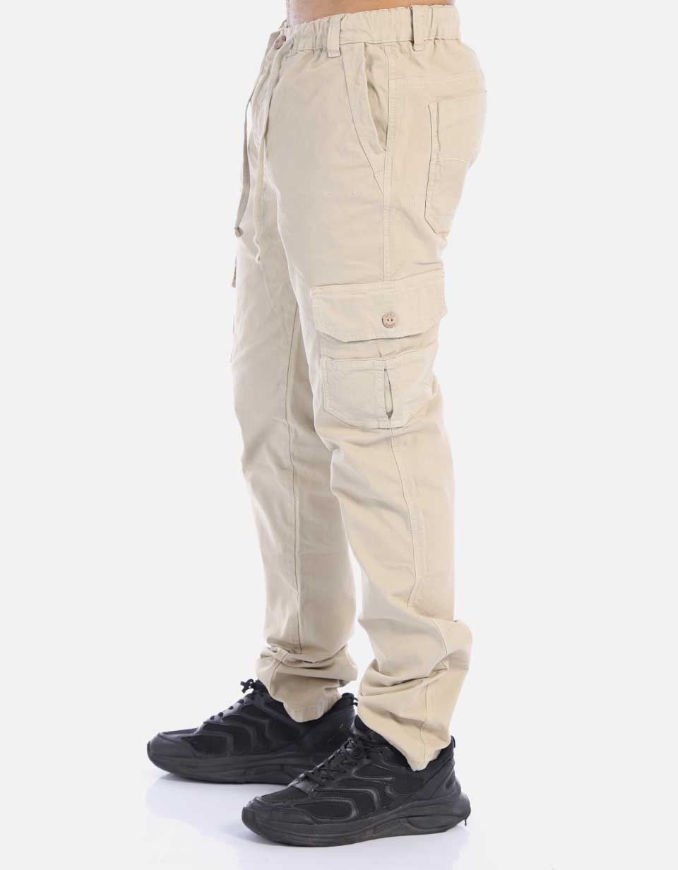 Pantalón Cargo Hombre con Pretina resortada