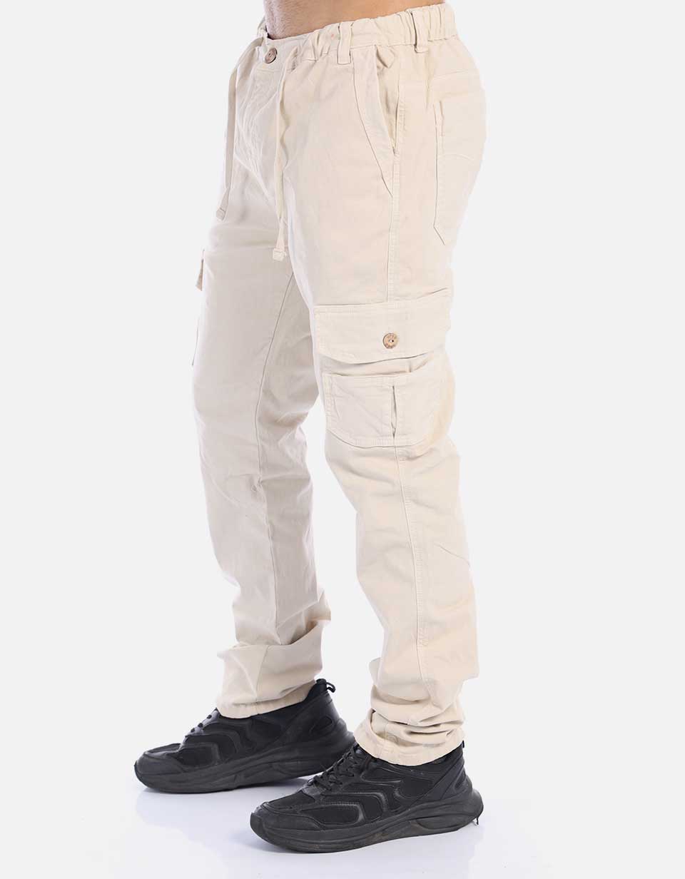 Pantalón Cargo Hombre con Pretina resortada