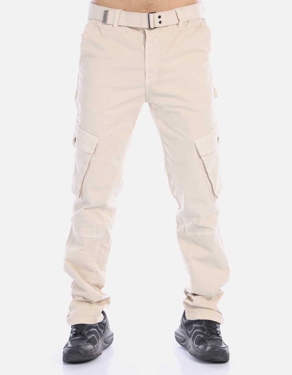 Pantalón Cargo Hombre con Correa