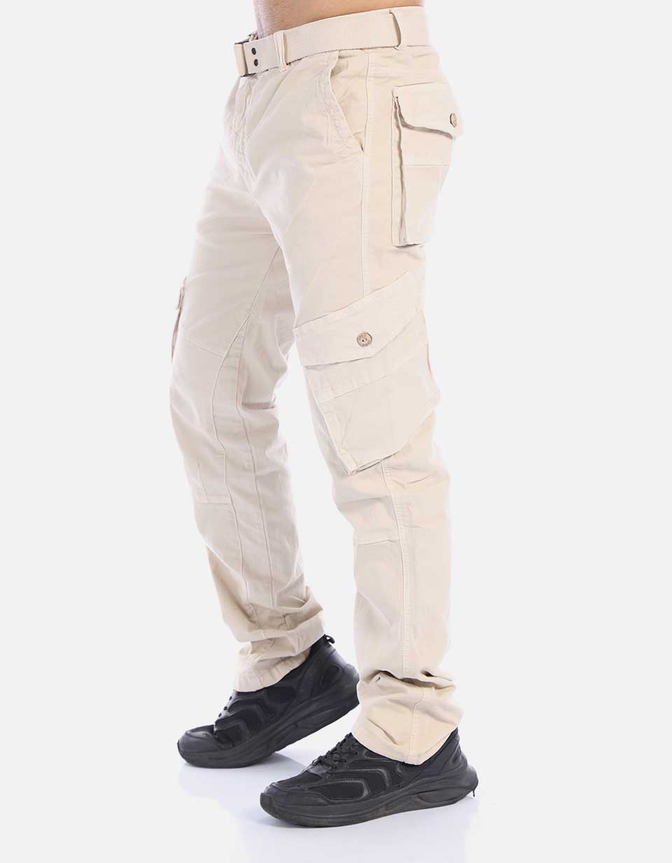 Pantalón Cargo Hombre con Correa