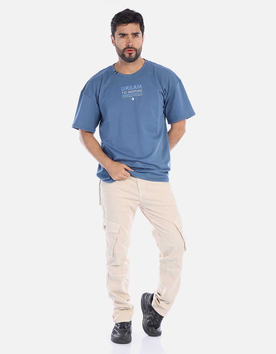 Pantalón Cargo Hombre con Correa