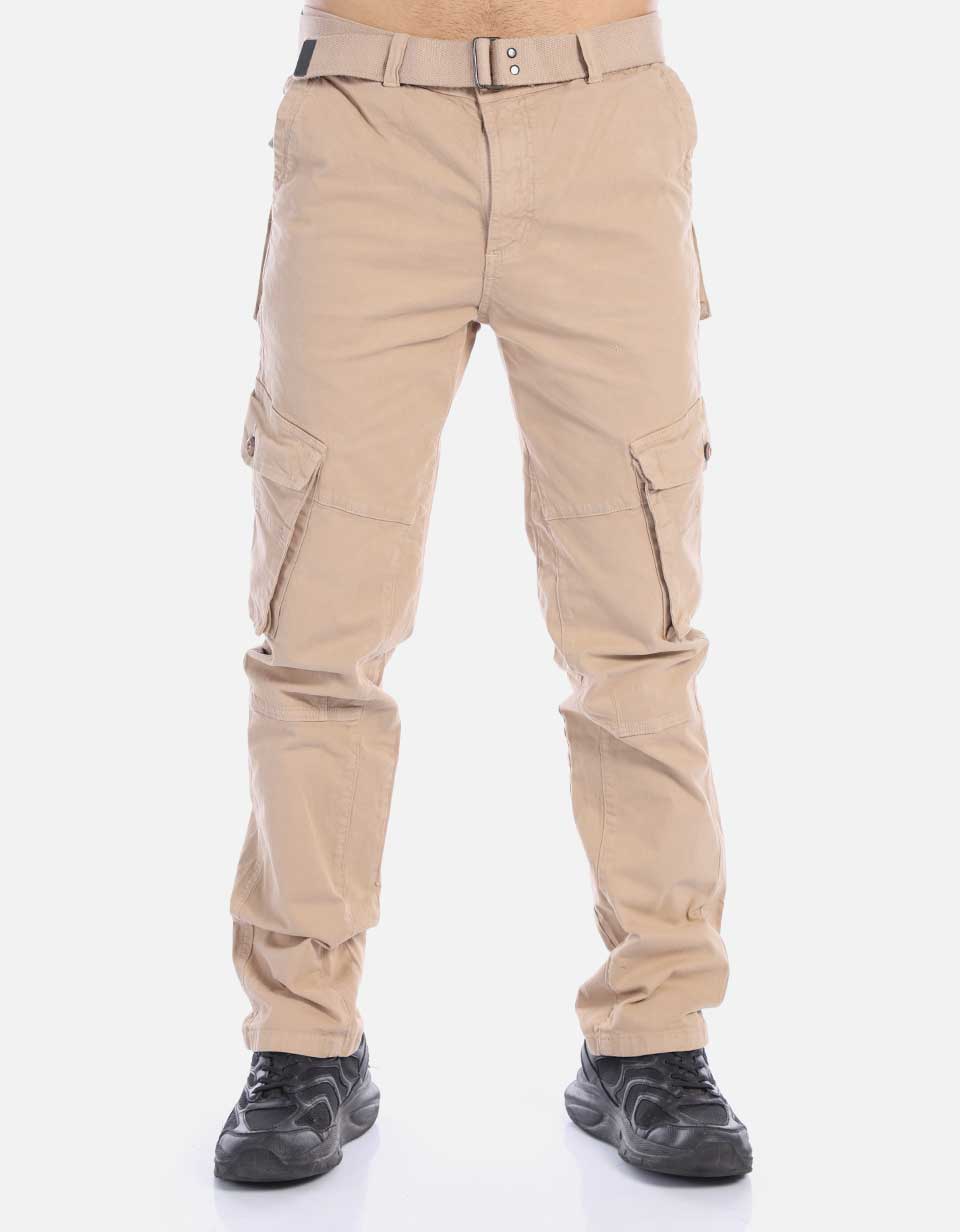 Pantalón Cargo Hombre con Correa