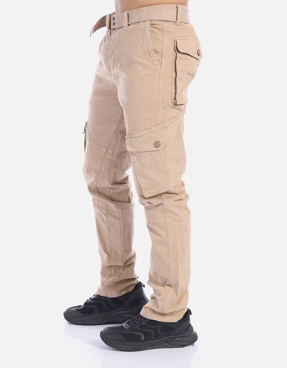 Pantalón Cargo Hombre con Correa