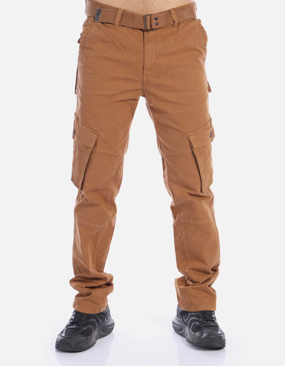 Pantalón Cargo Hombre con Correa