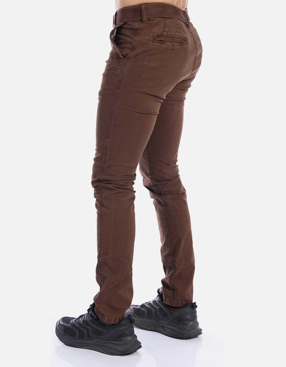 Pantalón en drill para Hombre con Correa