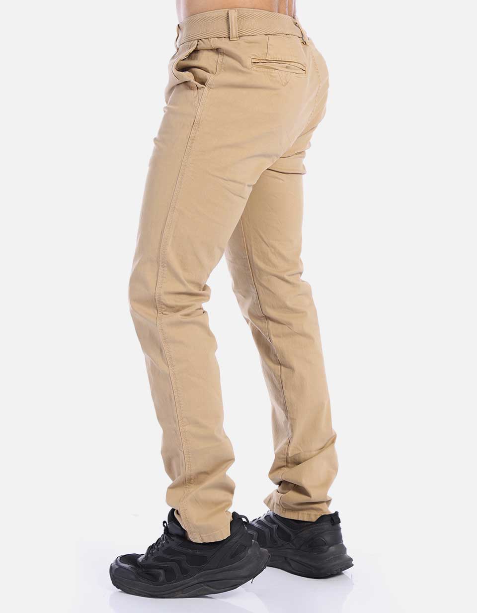 Pantalón en drill para Hombre con Correa