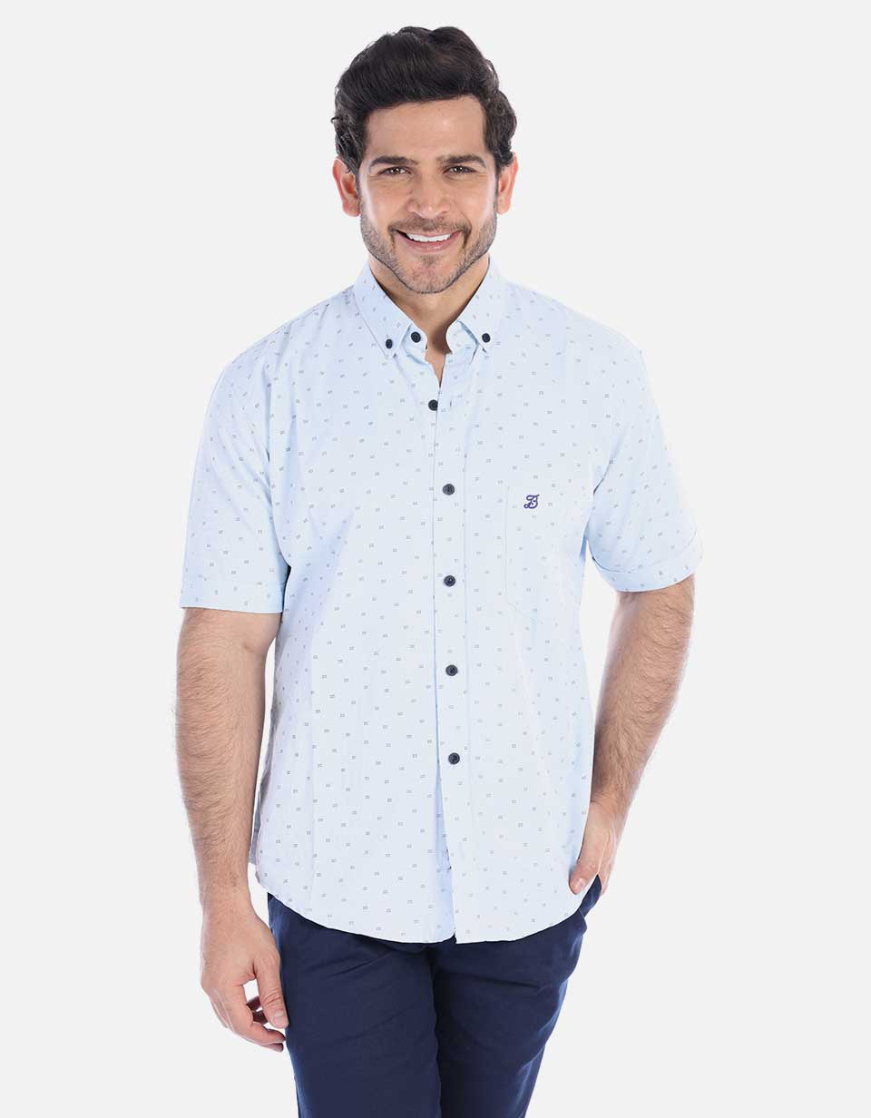 Camisa de puntos para Hombre Slim Fit