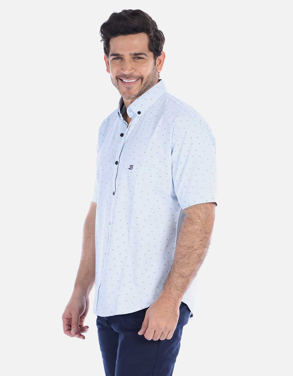 Camisa de puntos para Hombre Slim Fit