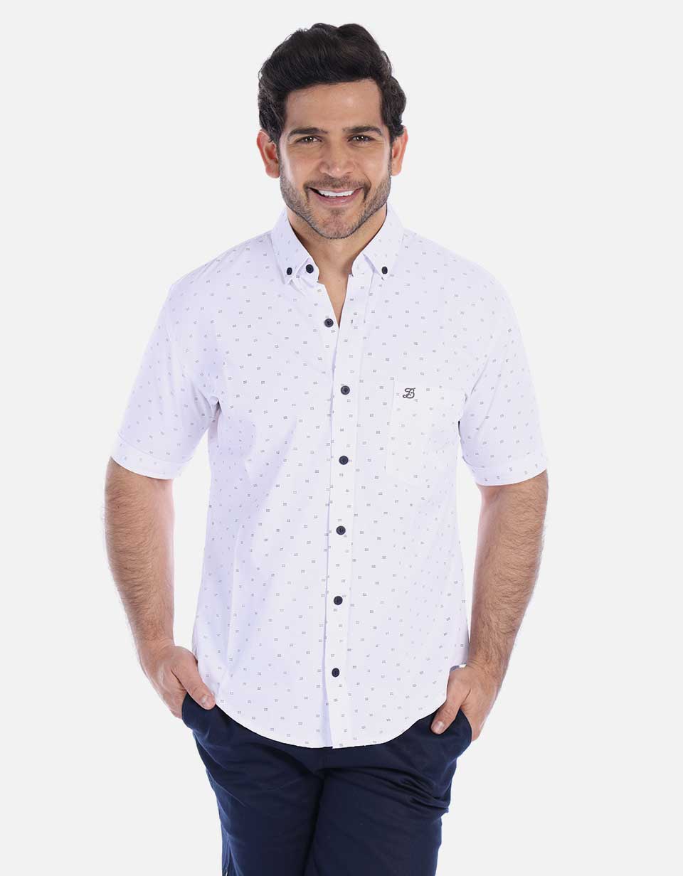 Camisa de puntos para Hombre Slim Fit