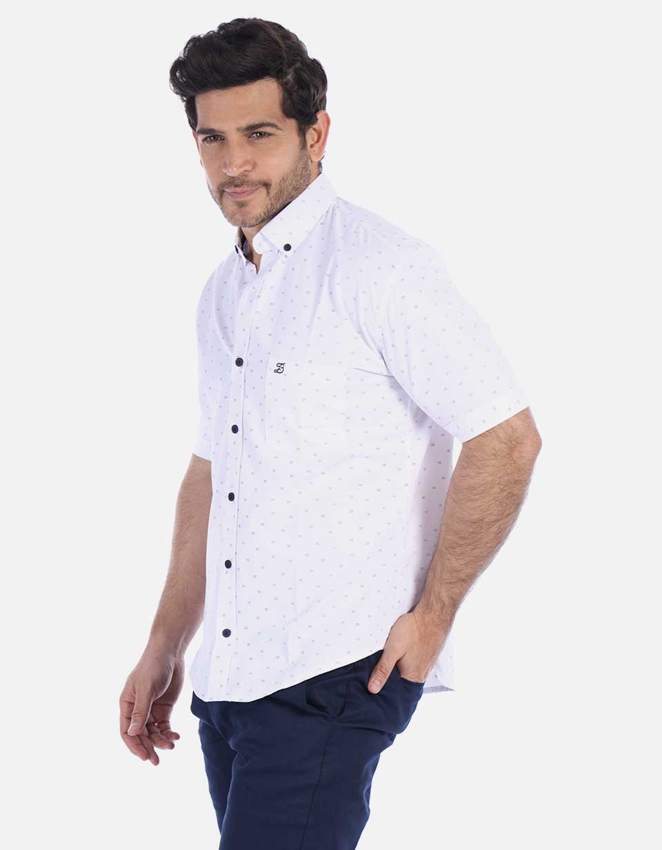 Camisa de puntos para Hombre Slim Fit