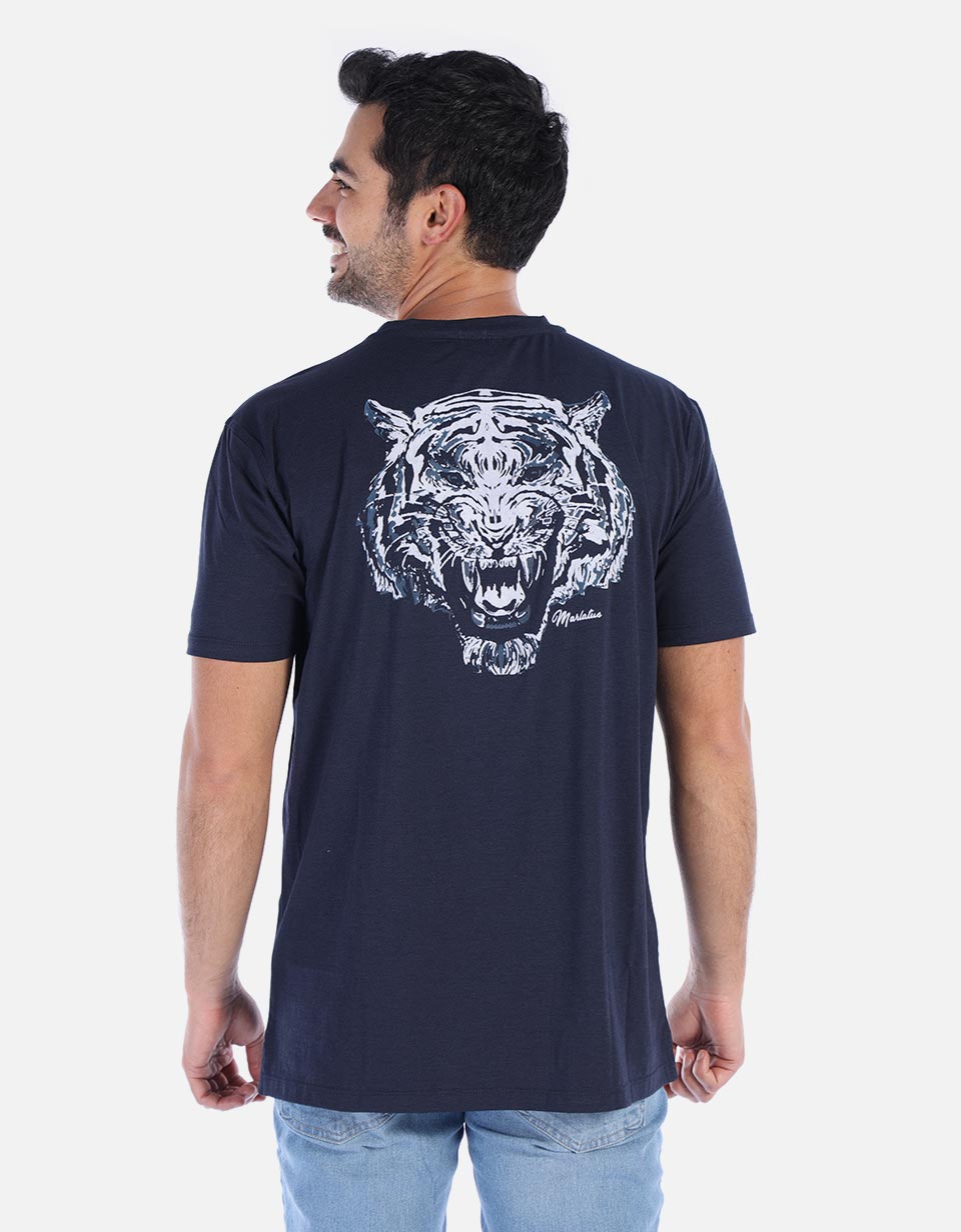 Camiseta Hombre con estampado de tigre