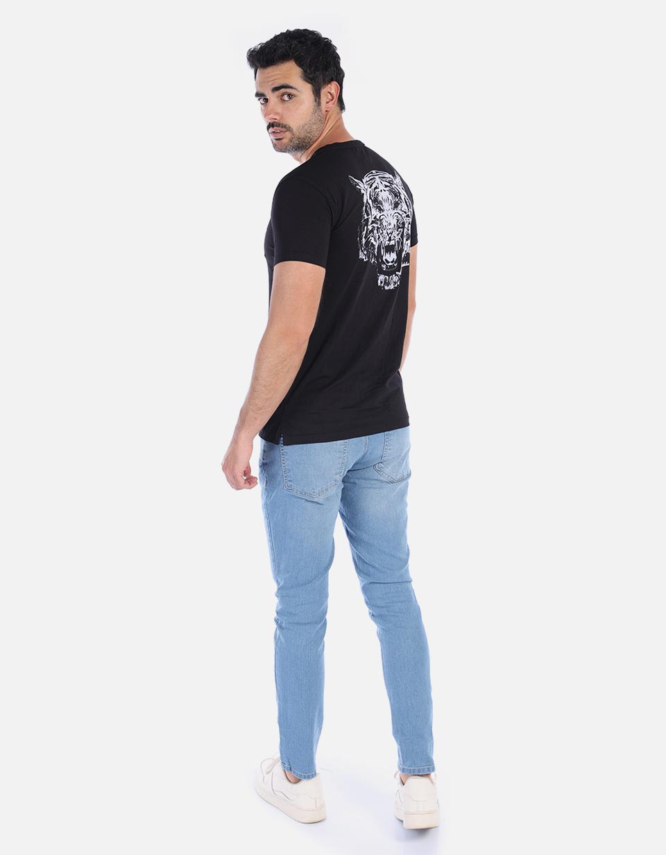 Camiseta Hombre con estampado de tigre