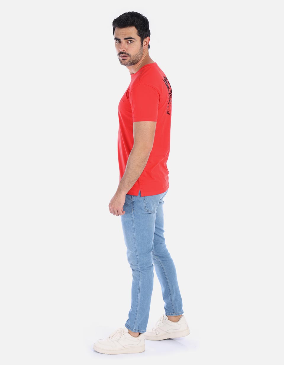 Camiseta Hombre con estampado de tigre