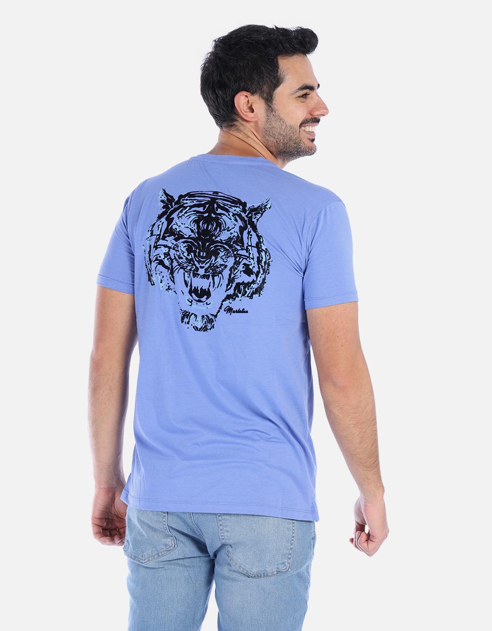 Camiseta Hombre con estampado de tigre