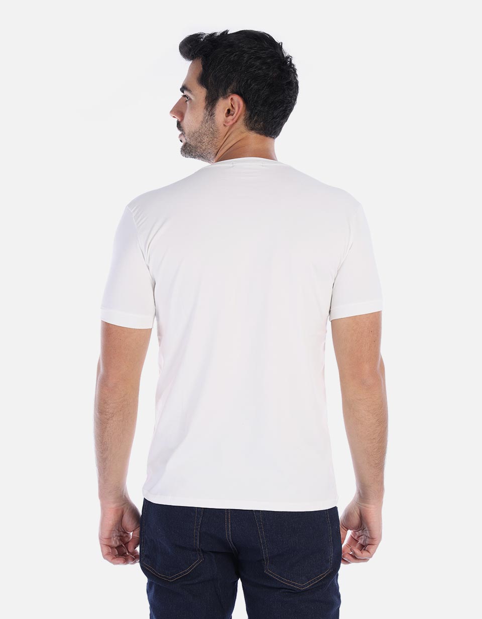 Camiseta unicolor básica para Hombre