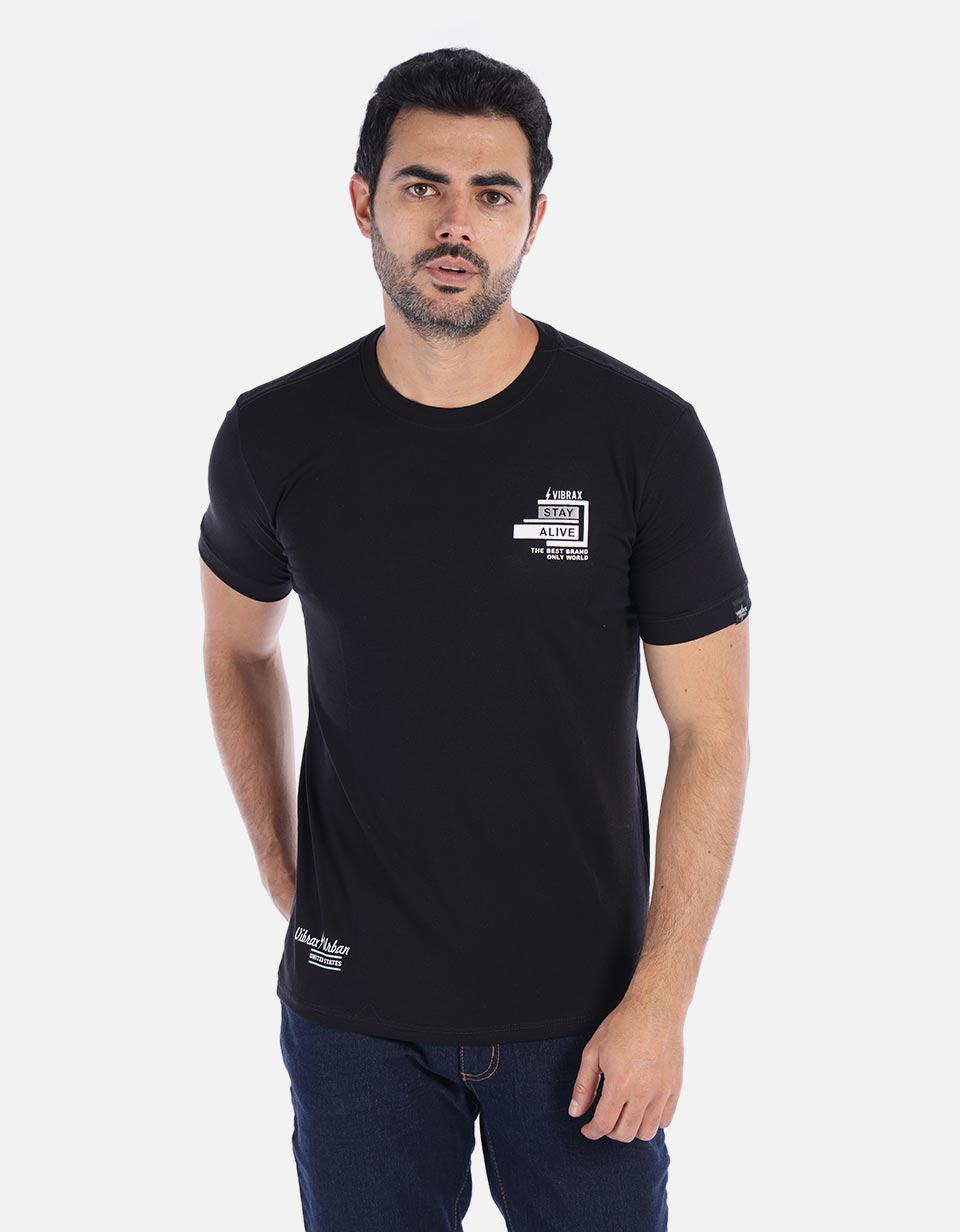 Camiseta unicolor básica para Hombre