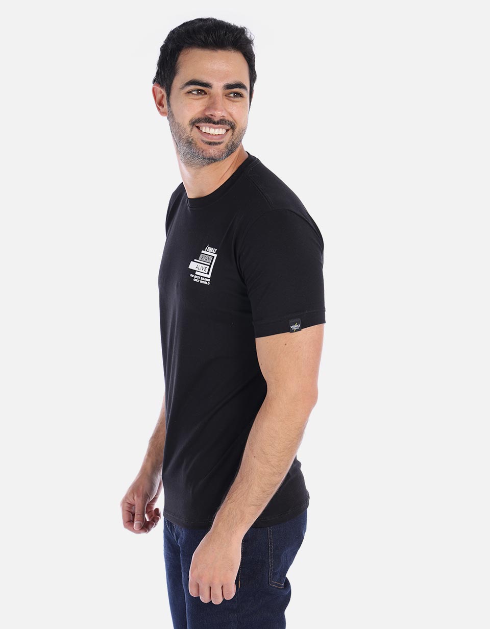 Camiseta unicolor básica para Hombre