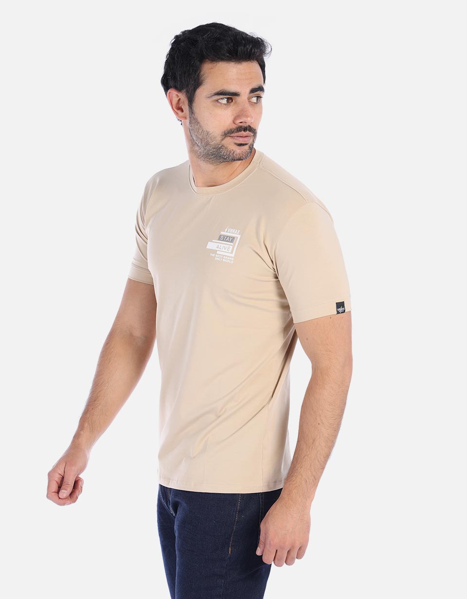 Camiseta unicolor básica para Hombre