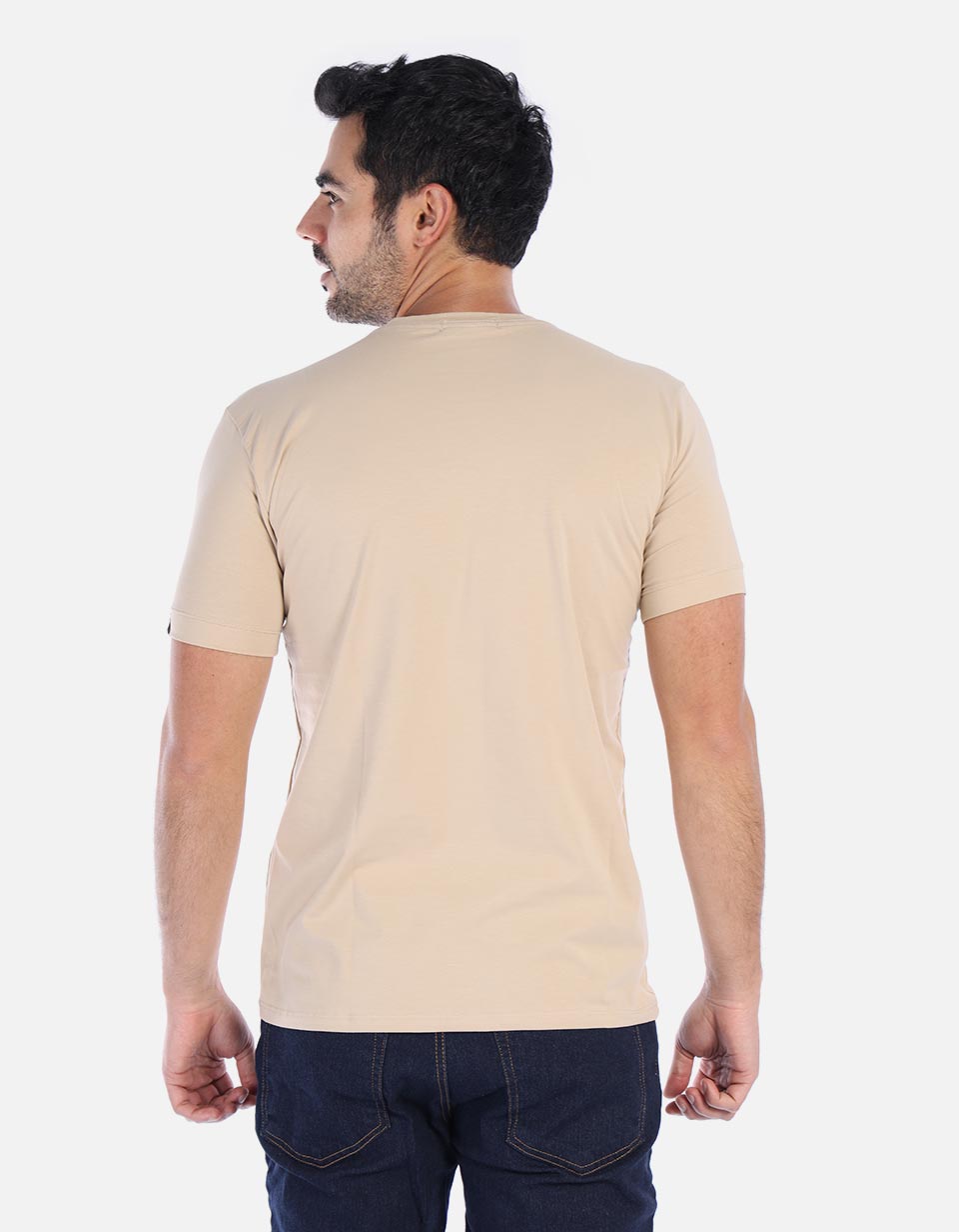 Camiseta unicolor básica para Hombre