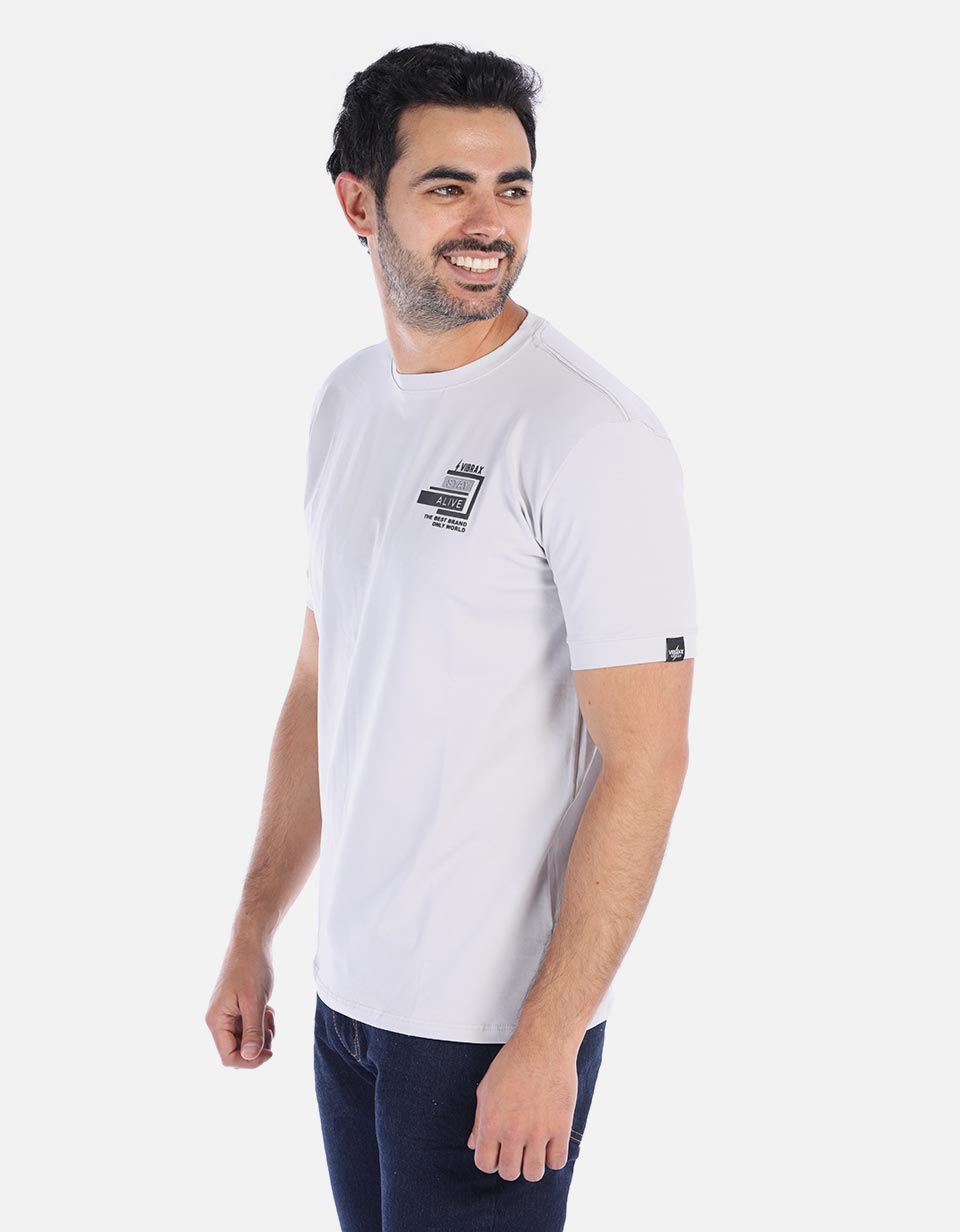 Camiseta unicolor básica para Hombre