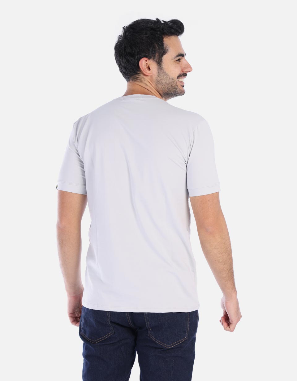 Camiseta unicolor básica para Hombre