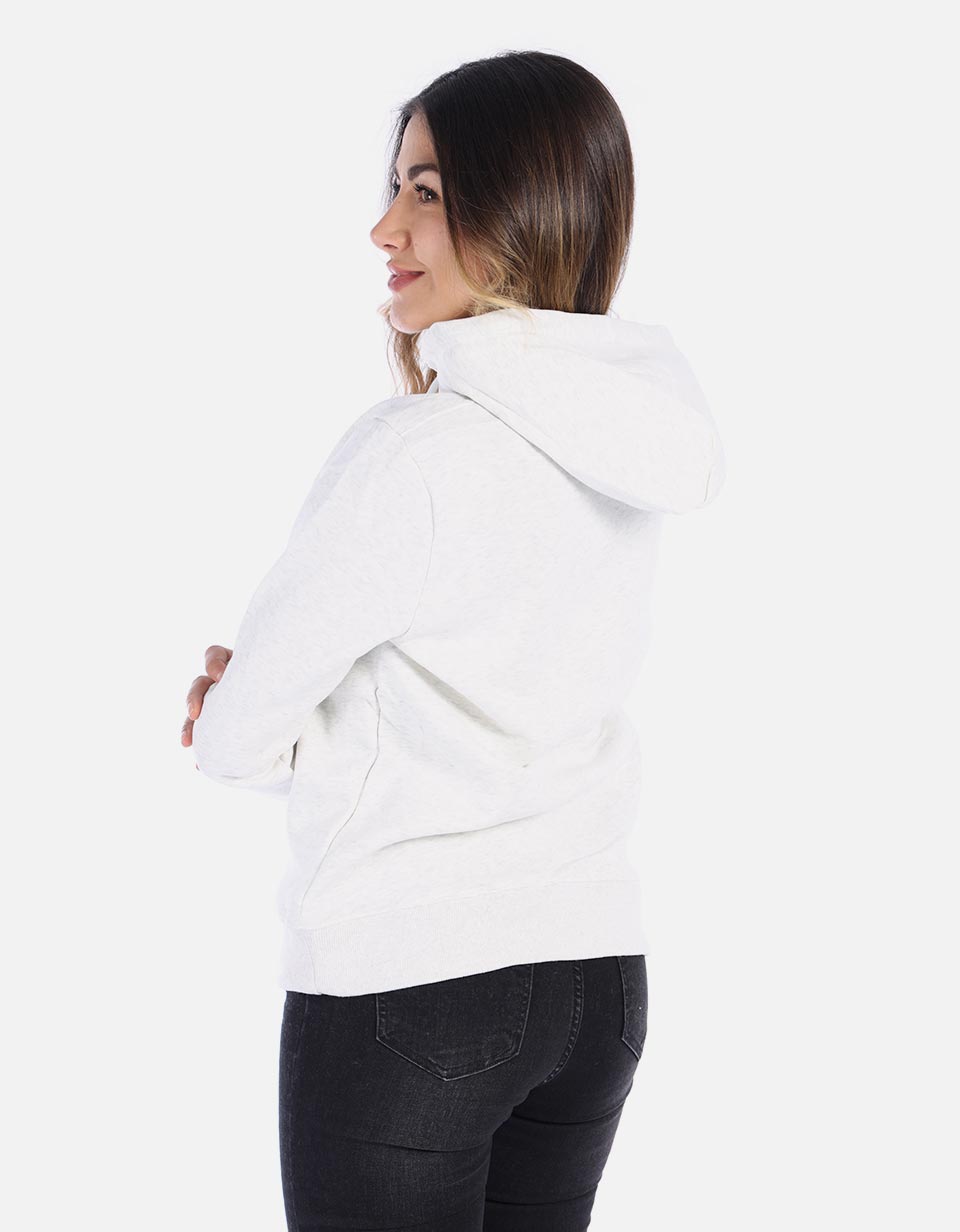 Hoodie Mujer capota algodón perchado