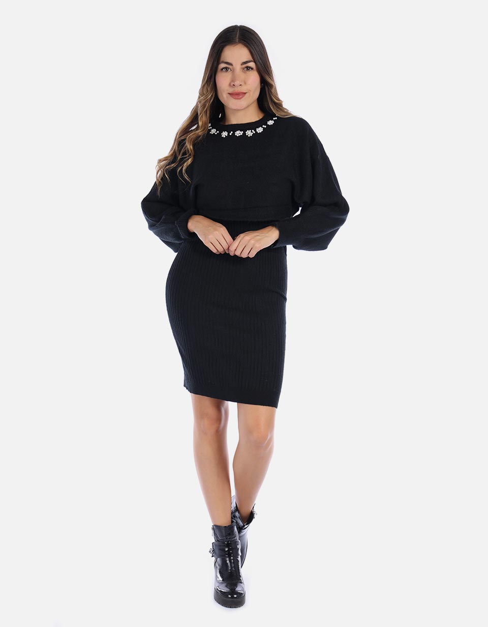 Vestido tejido de dos piezas Mujer