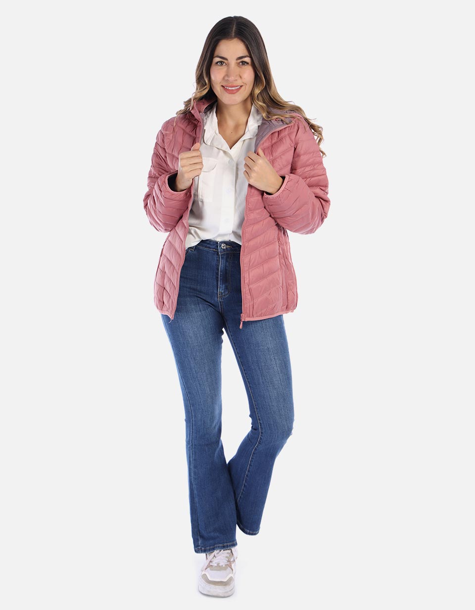 Chaqueta para mujer abullonada