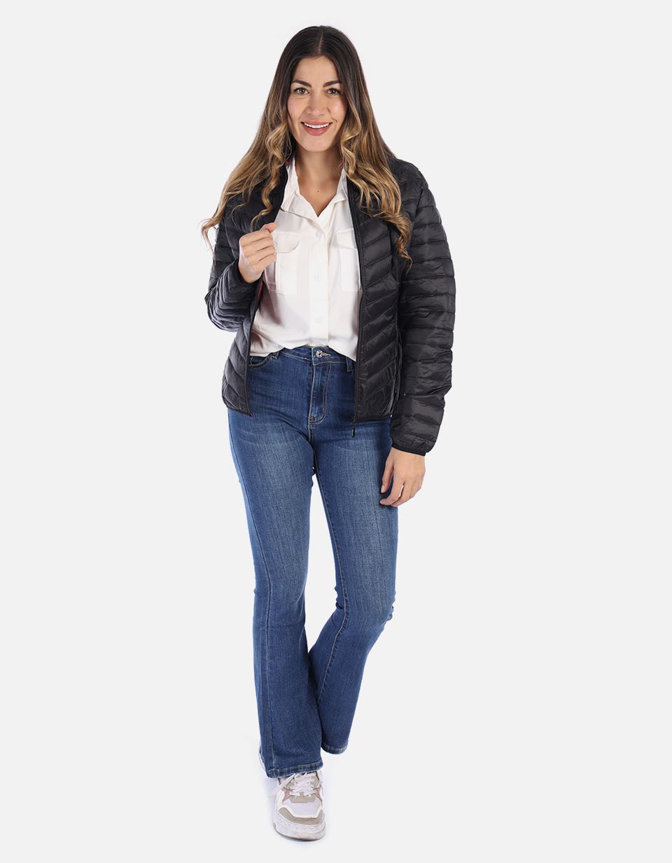 Chaqueta para mujer abullonada